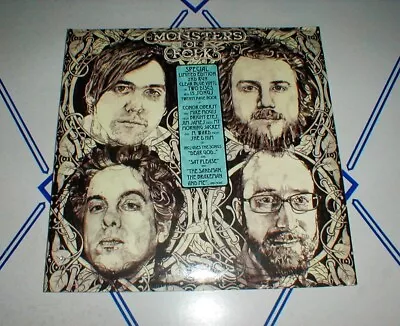 MONSTERS OF FOLK 2010 Self-titled LP  SEALED BLUE TRANSLUCENT Hype Sticker NM • $250