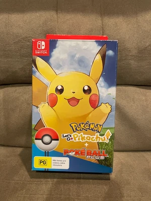 $300 • Buy Pokemon: Let's Go, Pikachu! + Pokeball Plus | 2018 | Switch | AUS PAL | Complete