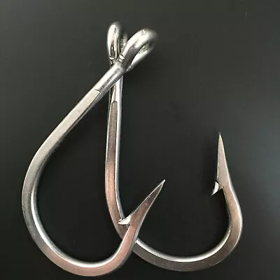 7691s Stainless Steel Mustad Fishing Hook Big Game Jigging Hook • $11.96