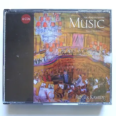 Roger Kamien  Music: An Appreciation  Audio CD  Set Of 4  Beethoven / Mozart • $3.75
