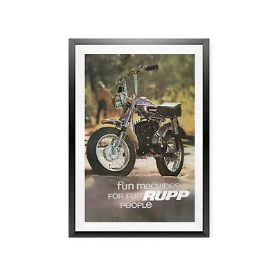 Rupp Roadster Vintage Minibike Poster 11  X 17  Mini Bike Guide Magazine • $14.99