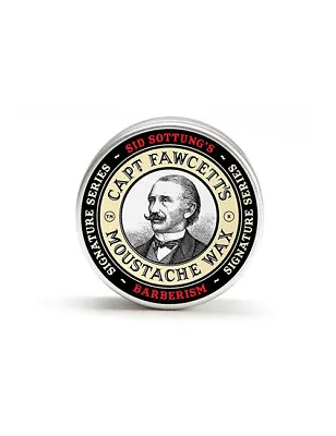 £11 • Buy Captain Fawcett Barberism Moustache Wax Hair Styling Sid Sottung Barber 15ml Tin