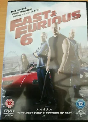 Fast & Furious 6 Dvd + Ultraviolet Code • £0.75
