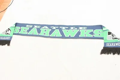 $19.99 • Buy NFL Seattle Seahawks Football Winter Scarf Double Sided Blue Green Acrylic WS605
