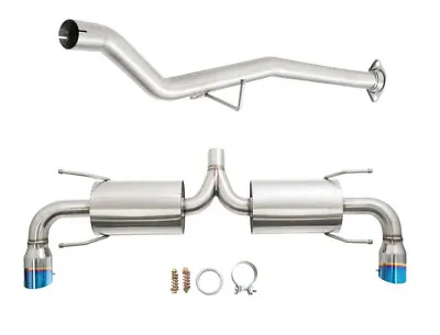 Megan Racing Oe-rs Catback Exhaust Blue Tip For 04-08 Mazda Rx8 Se3p 13b-msp • $427.36