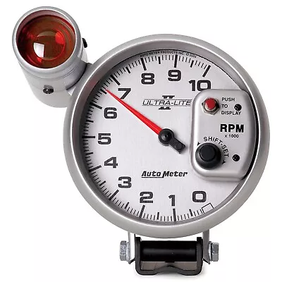 AutoMeter For Ultra-Lite II 5 Inch 10000 RPM Tach W/ Shift Light • $342.26