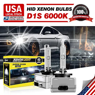 2pcs New Oem D1s 6000k 85410 85415 66140 66144 Hid Xenon Headlight Bulbs Set • $17.88