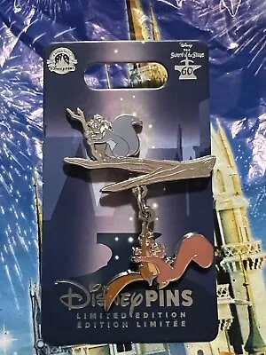 Disney Parks Sword In The Stone 60th Anniversary Merlin Wart Squirrel LE Pin • $32.99