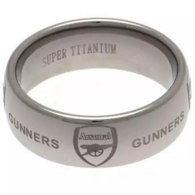 £48 • Buy Arsenal FC Super Titanium Ring Large