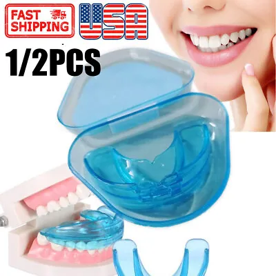 Silicone Dental Mouth Guard Bruxism Guard Night Teeth Tooth Grinding Sleep Aid • $7.99