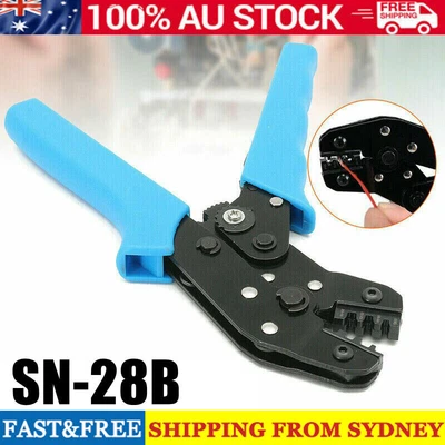 $23.85 • Buy 0.1-1mm² Wire Crimper Cable Plier Terminal Anderson Plug Lug Crimping Tool