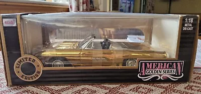 1/18 Diecast Model Cars Ford Cadillac AMERICAN GOLDEN SERIES Never Out Of Box • £30