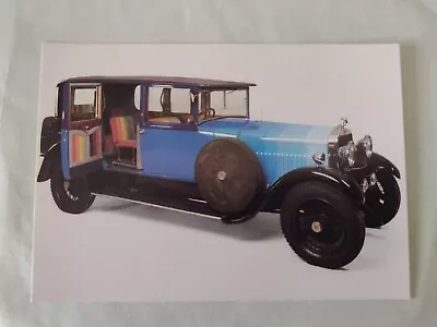 Motor Car Postcard: 1929 Hispano-Suiza H6 National Motor Museum • £1.50