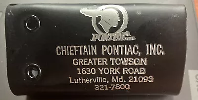 Leather Car Key Case Chieftain Pontiac Baltimore Vintage 197 5 New Condition • $18.95