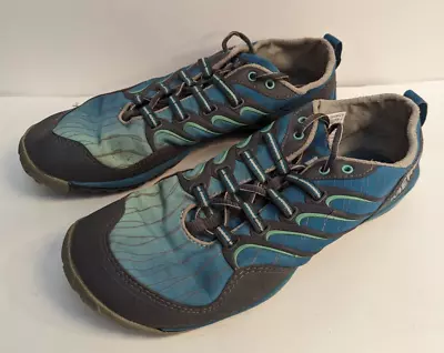 Merrell Womens Size 8.5 Performance Lithe Glove Castle Rock Barefoot Blue • $21.99