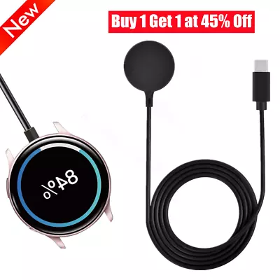 Wireless USB Cable Fast Charger Dock For Samsung Galaxy Watch Watch 4 5 / 5 Pro • £5.29