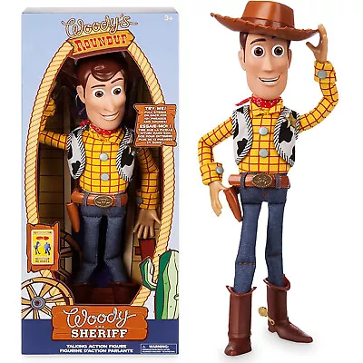 Toy Story Woodys Roundup Talking Woody Action Figure Doll Sealed • $57