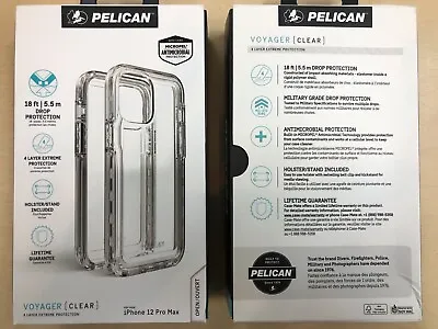 Pelican Voyager  4 Layer Case And Holster For IPhone 12 Pro Max - Clear • $19.95