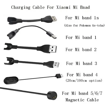 $4.70 • Buy For Xiaomi Mi Band 1/2/3/4/5/6/7 USB Charging Cable Smart Bracelet Charger Cord!