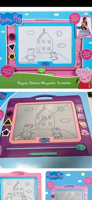 £14.99 • Buy Peppa Pig Deluxe Magnetic Scribbler Drawing Board Edu Creative Travel Toy Purple