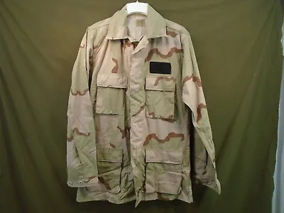 US Military 3 Color Desert Camo DCU Coat Shirt Twill Medium X-Long 1991 101-M • $29.95