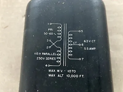 Chicago | FH-65 Filament Transformer 6.3V 5.5A • $69