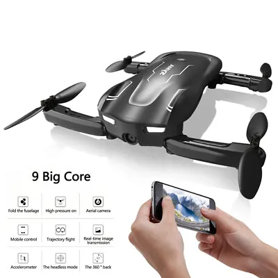 SYMA Z1 Foldable RC Drone WiFi HD FPV Quadcopter Flight-plan APP Helicopter • $36.98