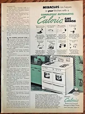 Caloric Range Ad 1952 Original Vintage 1950s Retro Home Decor Art Appliances • $5