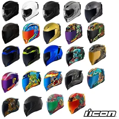 Icon Airflite Full Face DOT Street Motorcycle Helmet - Pick Size & Color • $190