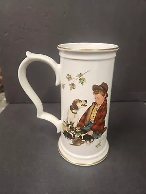 Norman Rockwell Gorham Limited Edition The Pride Of Parenthood Stein 1958 • $9