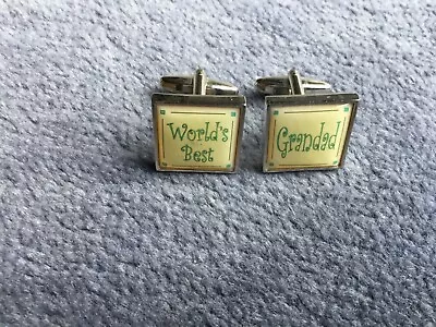 £3.50 • Buy Novelty Cufflinks World’s Best Grandad