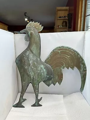 Vintage Antique Copper Rooster Weather Vane • $175