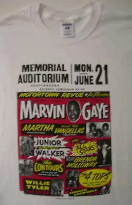 Marvin Gaye Globe Concert Poster T-shirt • £19.24