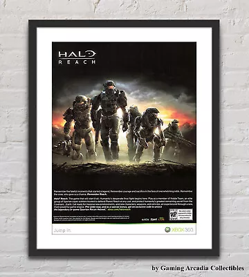 Halo Reach XBOX 360 Glossy Promo Ad Poster Unframed G6325 • £22.18