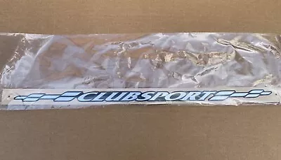 Hsv Vt Series 1 ' Clubsport ' R8 Lettering Decal Boot Lid Badge Genuine Hsv New • $65