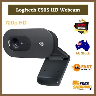 Logitech C270 HD Webcam Live Streaming USB Camera 720p 30fps With Microphone • $50.99
