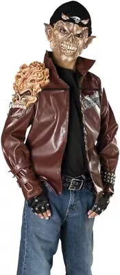 Demon Rider Skull Biker Dead City Choppers Fancy Dress Halloween Teen Costume • $34.63