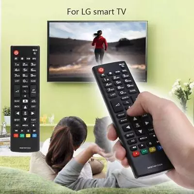 Smart Wireless Remote Control Television TV Black Replacement For LG AKB74915324 • £3.85