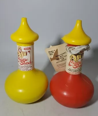 Vintage 2 Bottles WHAM-O Magic Sand 1981 New • $108.03