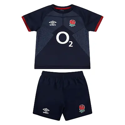 Umbro England Rugby Infants Replica Alternate Mini Kit | Navy | 2023/24 • £32.50