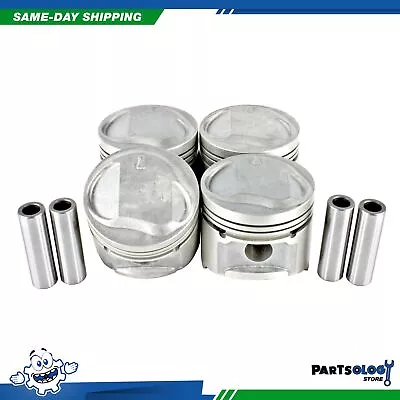 DNJ P114 Std. Complete Piston Set For 90-94 Mitsubishi Eclipse 1.8L L4 SOHC • $67.14