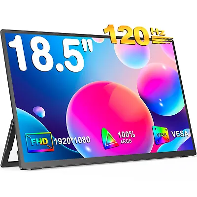$322.99 • Buy UPERFECT 18.5  120Hz Monitor Gaming Monitor 1920*1080 Portable Screen Freesync