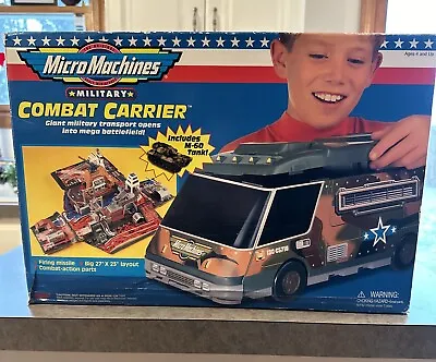 Micro Machines Military Combat Carrier Van Playset W/ Box Figures & Vehicles Lot • $89.99