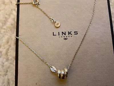 LINKS OF LONDON Ladies Necklace Sweetie Pendant Sterling Silver • £25