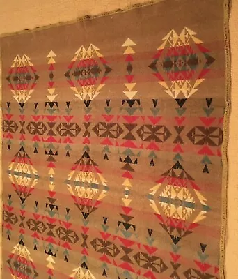 Antique Pendleton Woolen Mills Cayuse Indian Blanket Tribal Dated 1921 51”x64” • $600