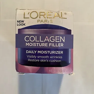 $12.40 • Buy L'Oreal Paris Collagen Moisture Filler Facial Treatment Day Night Cream 1.7 Oz