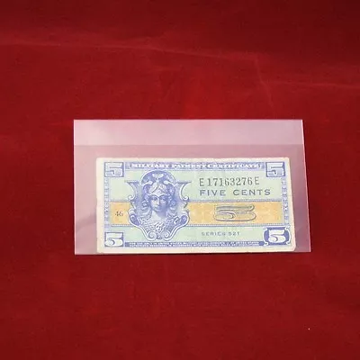 Museum Grade Archival Mylar Currency Sleeves For Fractional Currency MG430 - 100 • $42.50