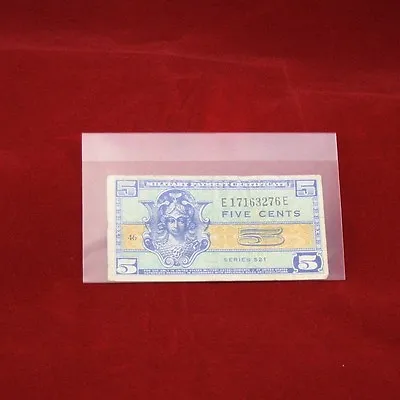 Museum Grade Archival Mylar Currency Sleeves For Fractional Currency MG430 - 25 • $14.50