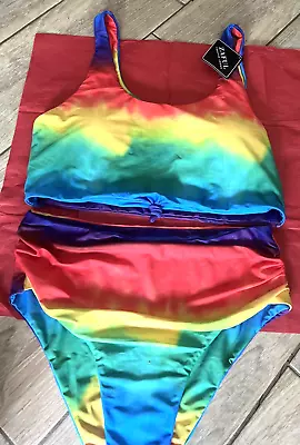 $22 • Buy Zaful Forever Young Pink 2pc Bikini Set Size L/XL SEE MEASUREMENTS NEW XRDC