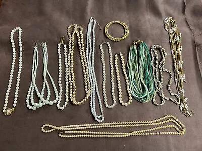 Gorgeous Estate Vintage Lot Of Faux Pearl Jewelry • $25